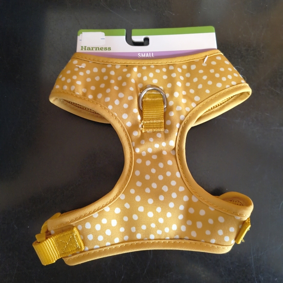 The Unbranded Brand Other - Yellow Polka Dot Small And Medium Dog Harness